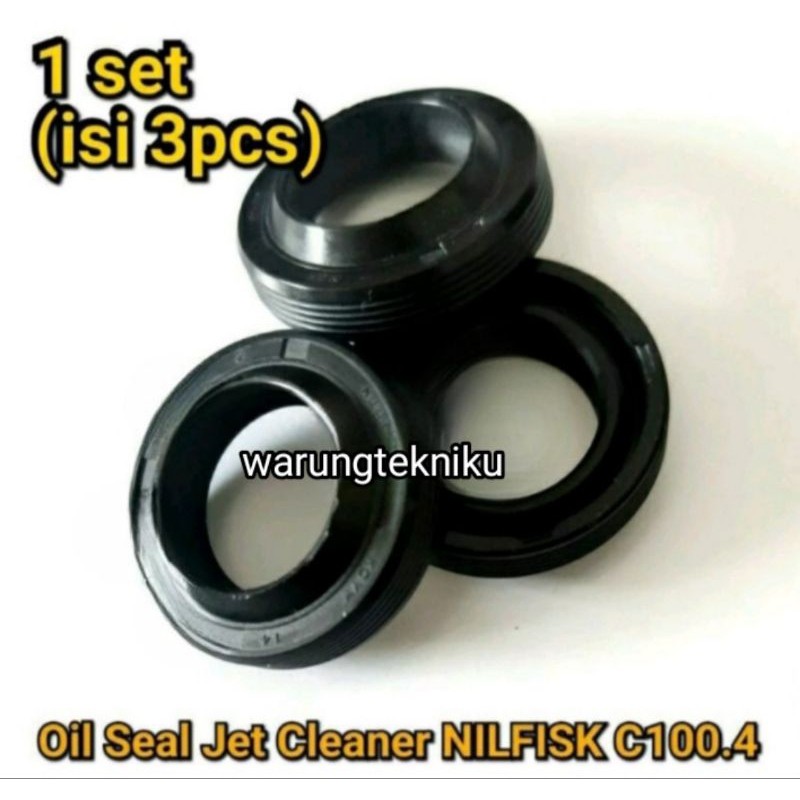 Oil seal jet cleaner nilfisk C100.4 (Dapat 3 pcs)