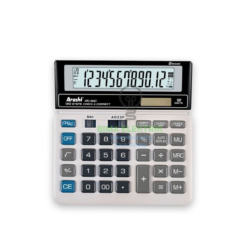 

KALKULATOR 12 DIGIT ARC 868C ARASHI