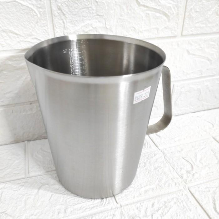 [TERLARIS] Gelas Ukur 1Liter Stainless measuring Cup Jug Mug Literan Gelas Takr - 2 Liter[TERLARIS ]