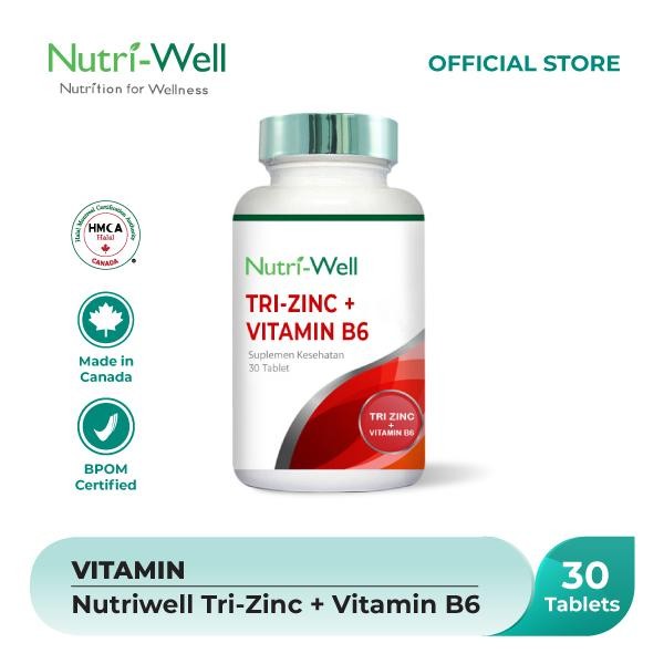 Nutriwell Tri Zinc - 30 Tabs suplemen
