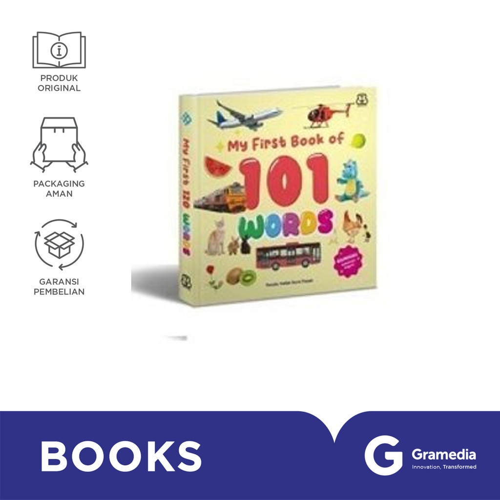 MY FIRST BOOK - MY FIRST BOOK OF 101 WORDS (BOARDBOOK)