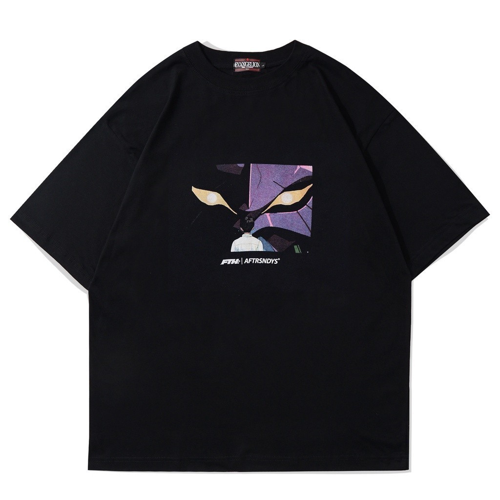 [Hot] T-SHIRT  | NERV FAMILY | EVANGELION X AFTRSNDYS X FTH cotton casual Unisex