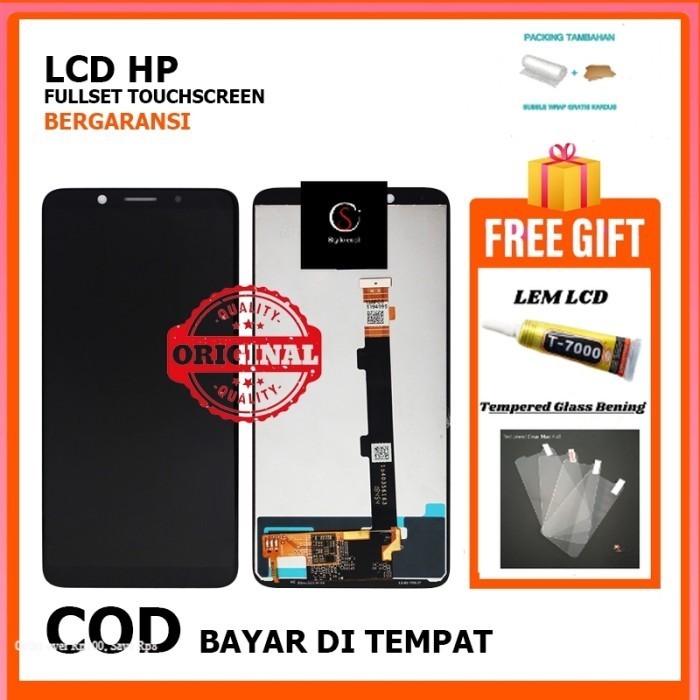 Sparepart HP LCD OPPO F5 /F5 YOUTH/A73 FULLSET Touchscreen ORI - Hitam