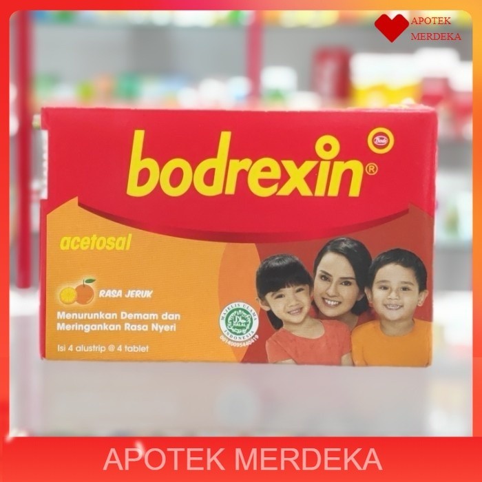 bodrexin tablet / obat demam anak