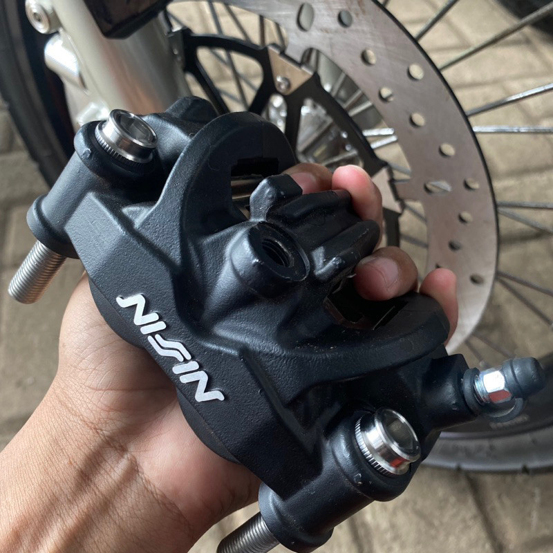 [promo] BAUT KALIPER MONOBLOK BAUT L STAINLESS BAHAN STAINLESS ( dapat 2 baut )