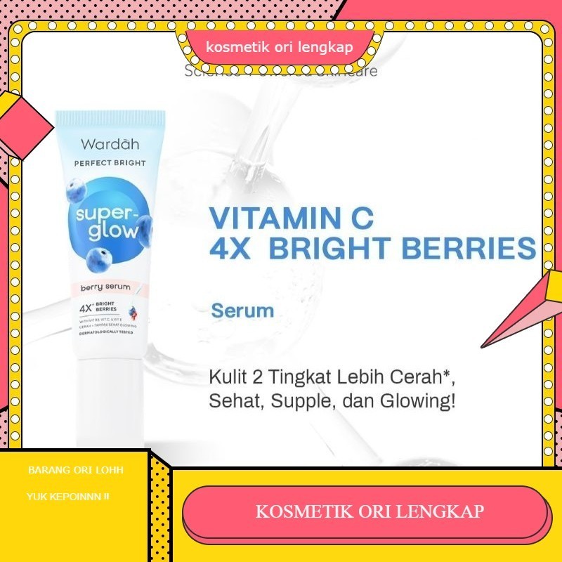 Wardah Perfect Bright Berry Serum | serum wajah WARDAH 