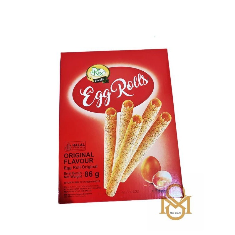 

Denex Egg roll cookies / kue egg roll isi 86 gr exp 2025 / biskuit lebaran