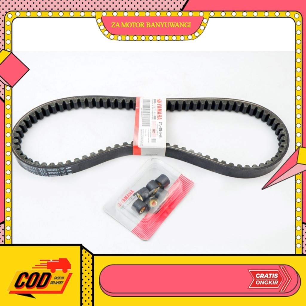 vanbelt mio sporty ori plus roller - vanbelt mio smile - penbelt yamaha mio - vanbelt mio sporty ori