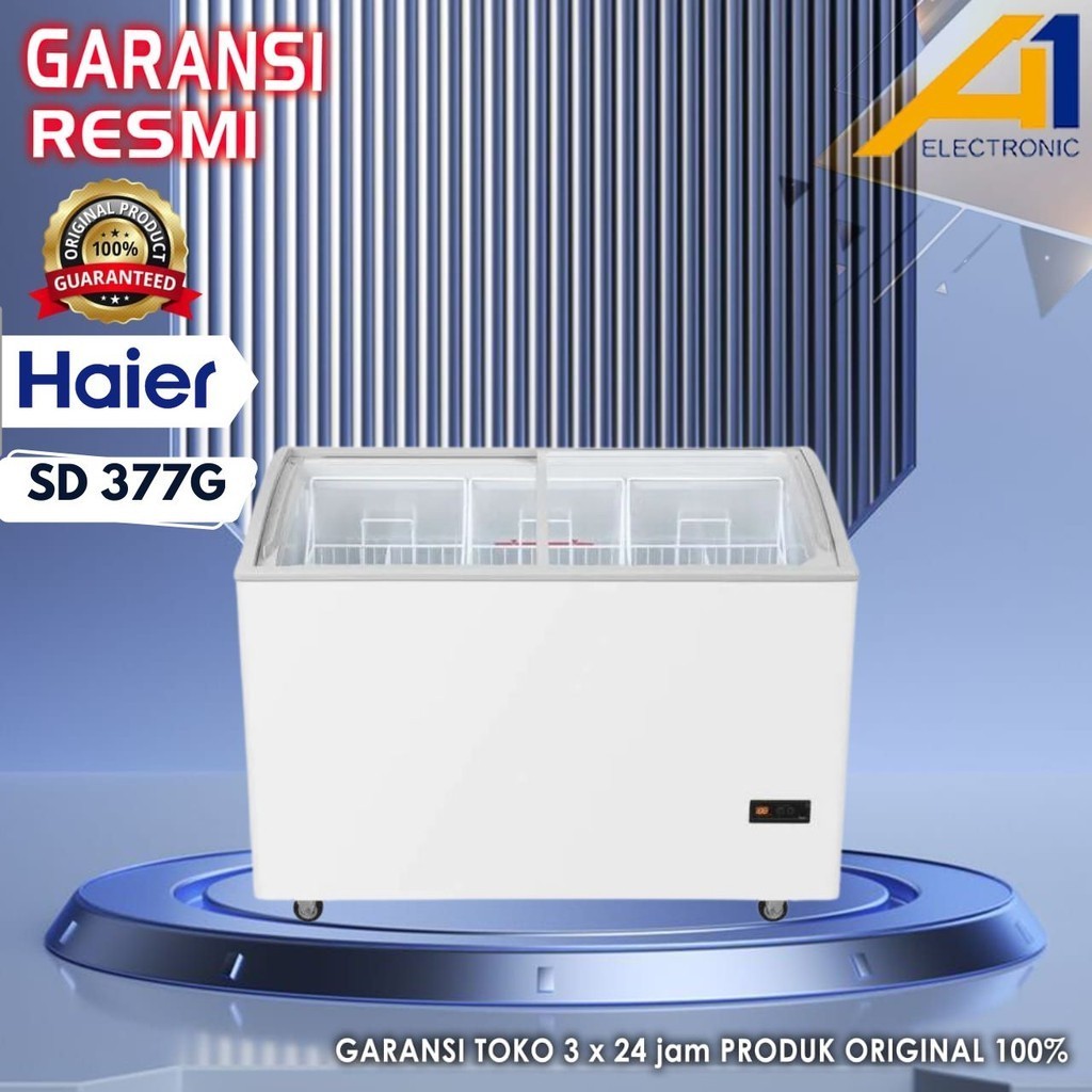 Chest Freezer HAIER SD 377G / SD 377 G / SD377G Freezer Box 377 Liter
