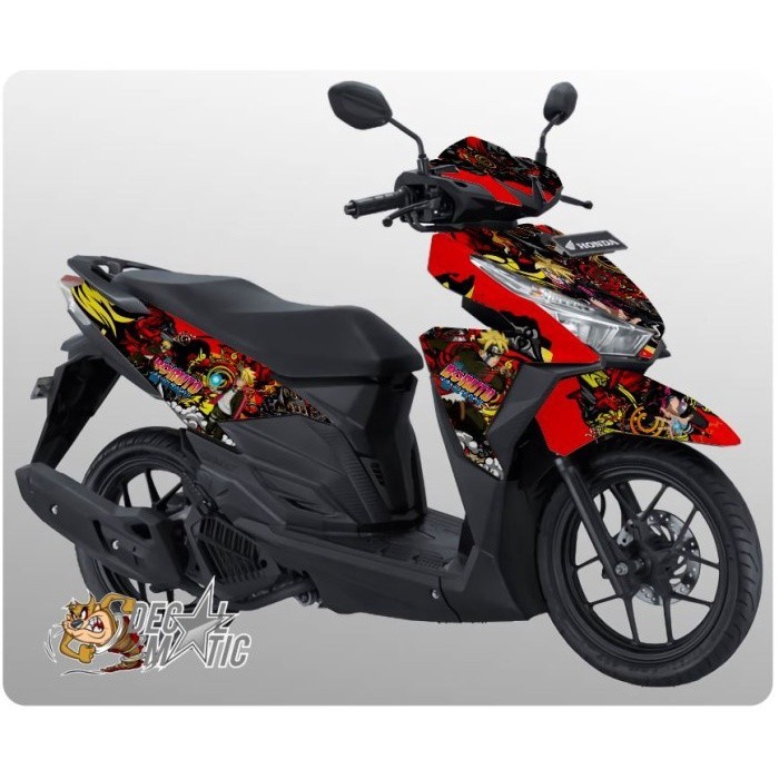 [Decal Anime] Decal Stiker Full Body Honda Vario 125 - 150 OLD 2015 - 2018 / NEW 2019 - 2022 Boruto