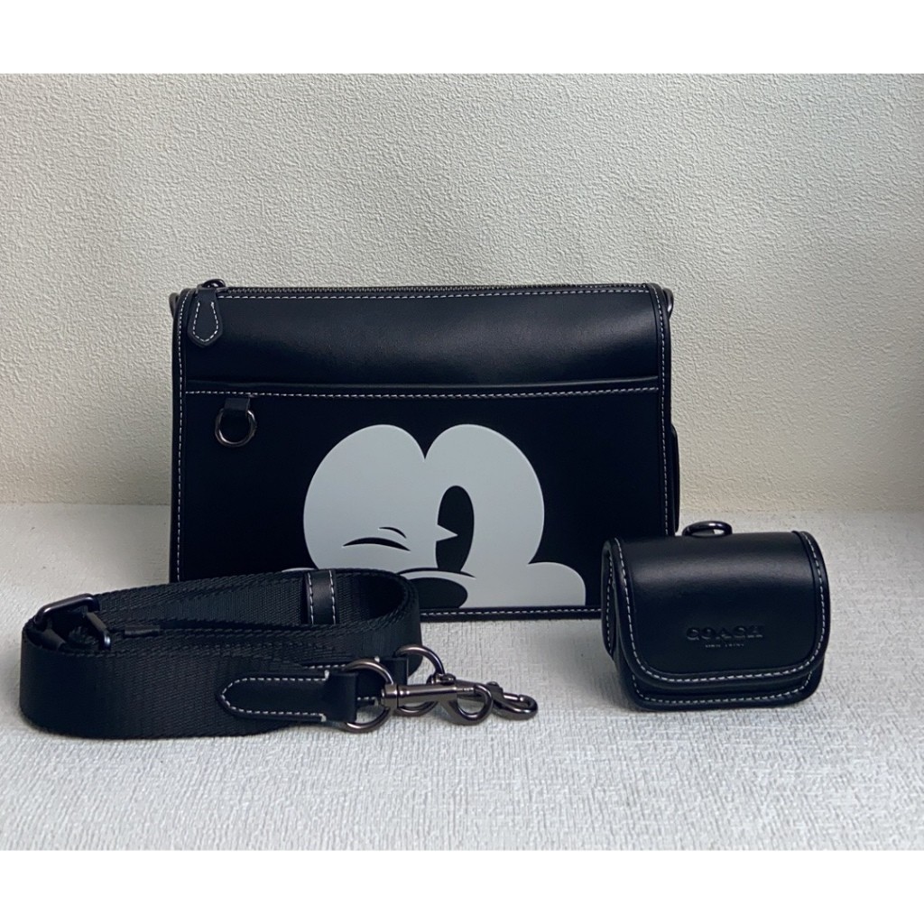 New Counter ORI Coach CM030 Mickey Mouse 2-in-1 Double sided Shoulder Bag