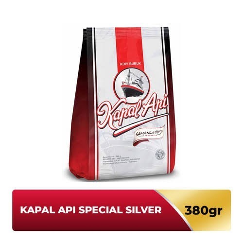 

Kapal api silver kopi bubuk 380g