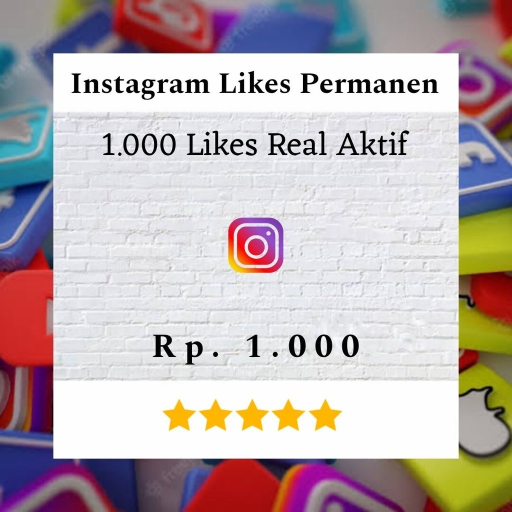 

[GARANSI] LIKE IG PERMANEN NON DROP
