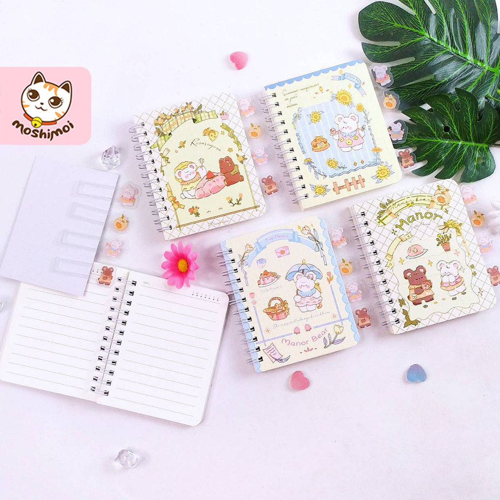 

Notebook/Notes/Buku Catatan/Buku Harian/Agenda/Buku Spiral Bear