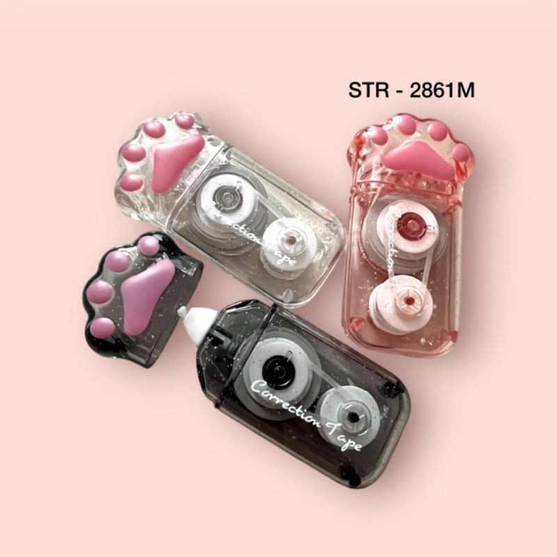 

TIP X GLITTER KUCING | TIP X GLITTER PAW | CORRECTION TAPE PAW