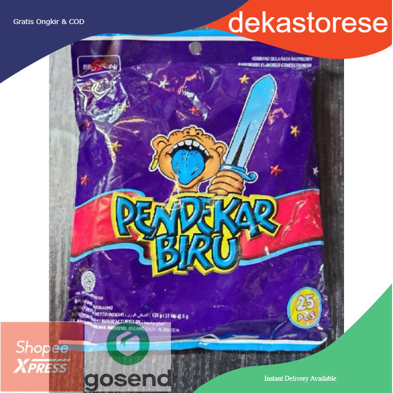 

Permen loli Pendekar Biru PACK ISI 25 PCS