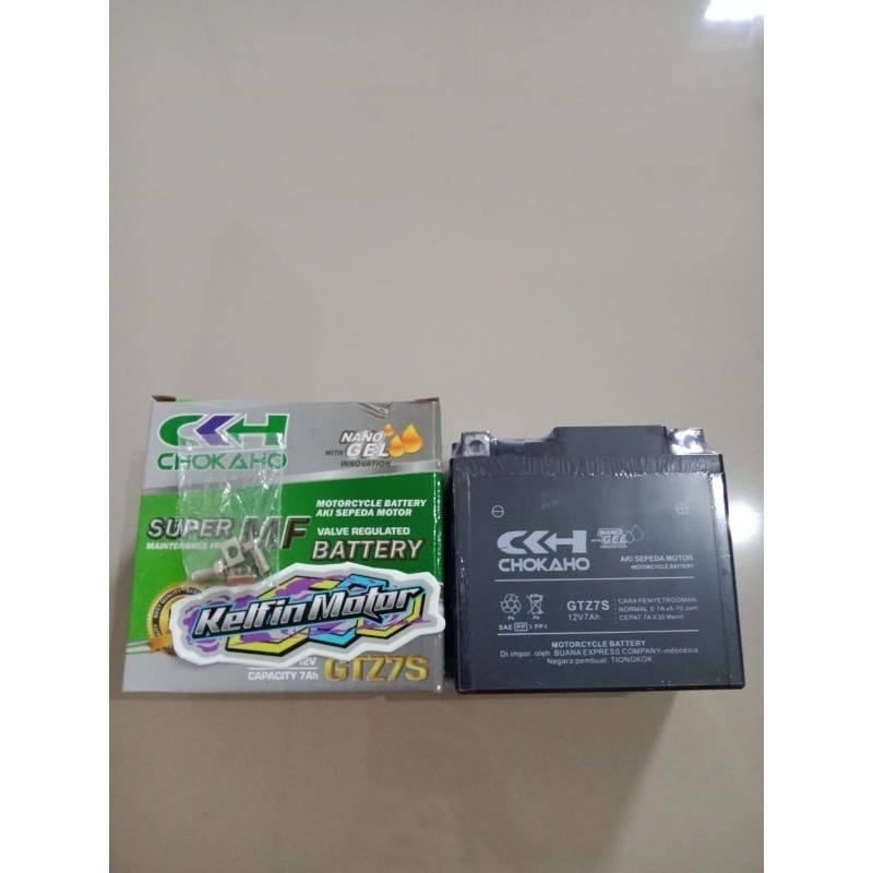 [ DELSER MOTOR ] TERLARIS AKI KERING MOTOR HONDA SONIC 150 R CHOKAHO 7A GTZ7 GTZ7S GTZ 7S DRY BATTER