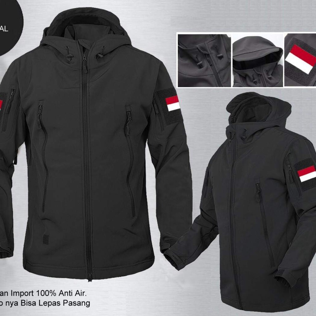 (Anti Air) Jaket TAD BRAVO Original Pria WaterProof Kualitas Bahan Premium / Jacket Triple Aught Des