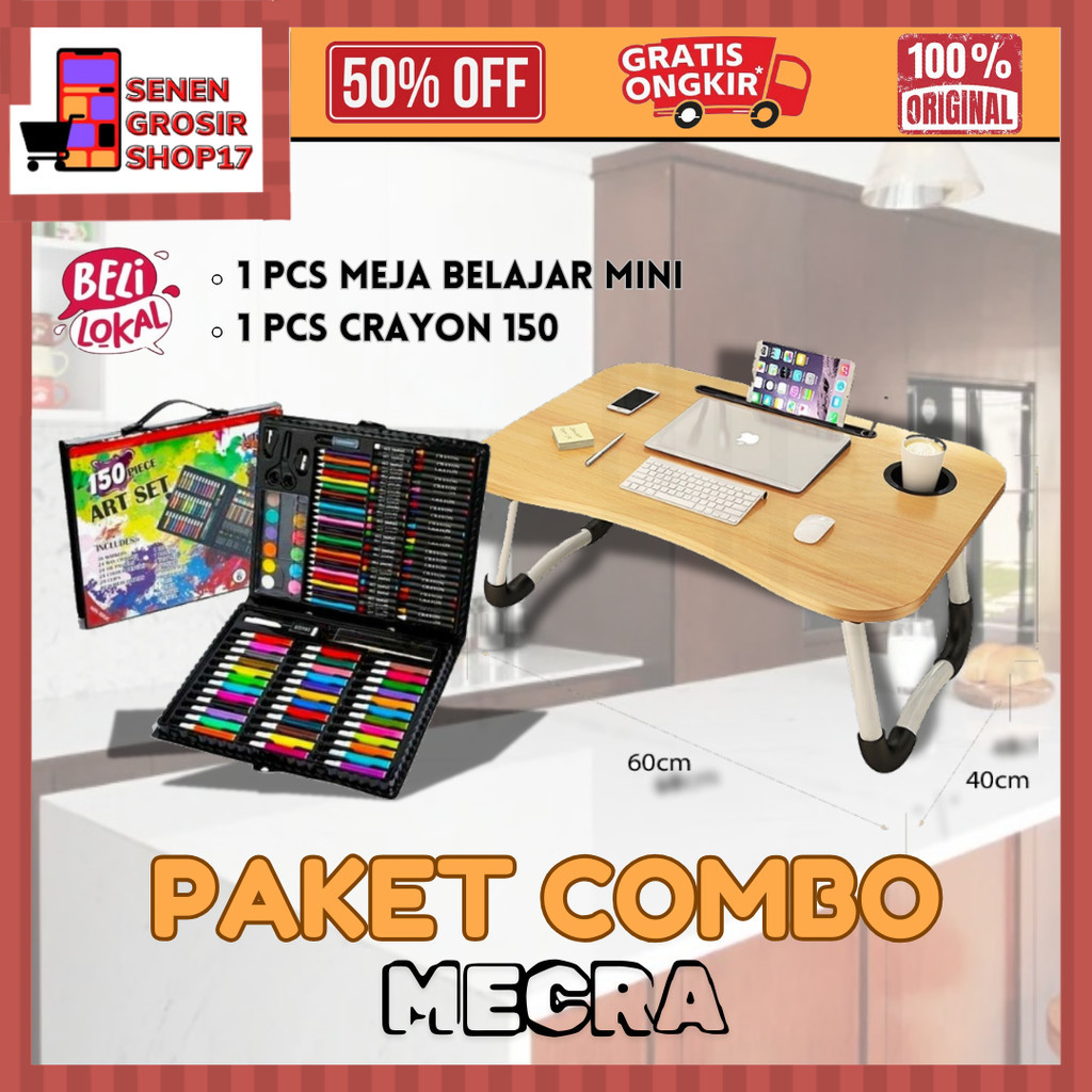 

SN COD PAKET MECRA CRAYON 150 + MEJA BELAJAR MINI