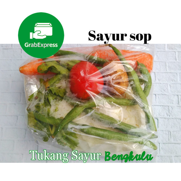 

Sayur sop per bungkus Grab instan Tukang Sayur Bengkulu