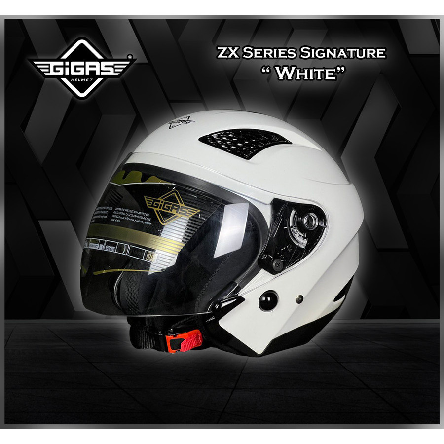 HELM ZX GIGAS WHITE SOLID GLOSS
