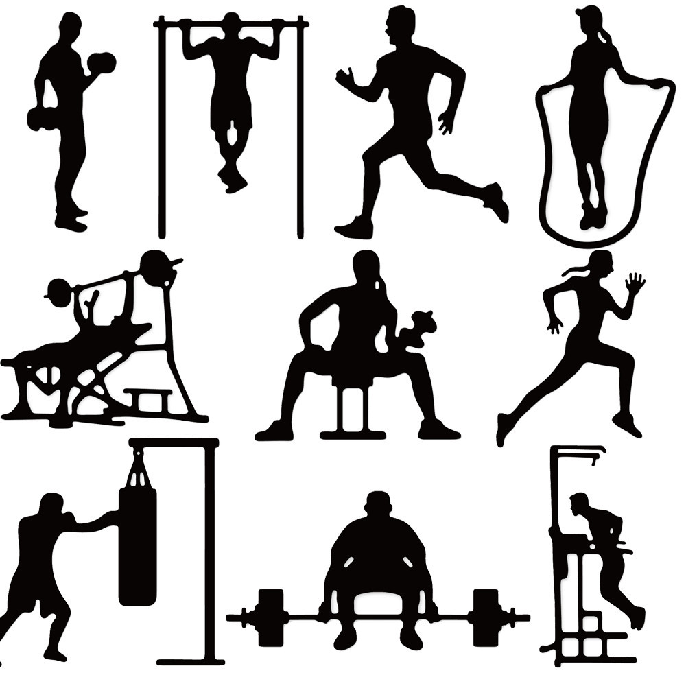 

Metal Cutting Dies Running body exercise 2020 Crafts Stencil For DIY Scrapbooking Paper/photo Cards Embossing Die