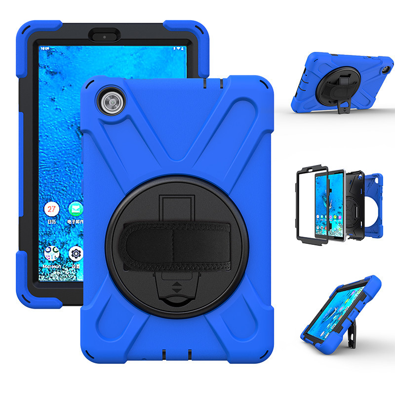 Shockproof Case for Lenovo Tab M8 HD TB-8505X 8505F 8505N Rotary Stand Cover Holder with Hand Should