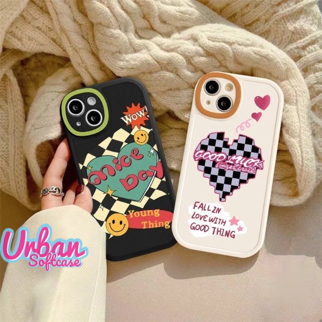 SOFTCASE SILIKON SOFT CASE CASING PROCAMERA COUPLE SMILE CATUR LOVE FOR VIVO Y02 Y12 Y15 Y17 Y11 Y15