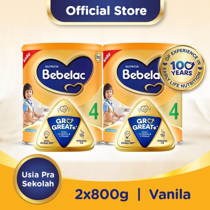

TERJUAL Paket 2 - Bebelac 4 Vanila Susu Bubuk 800 GR