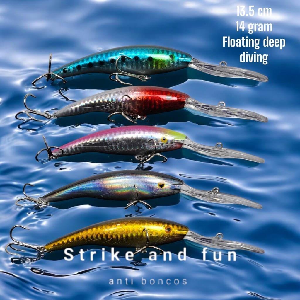 Umpan Minnow lidah panjang 14  gram