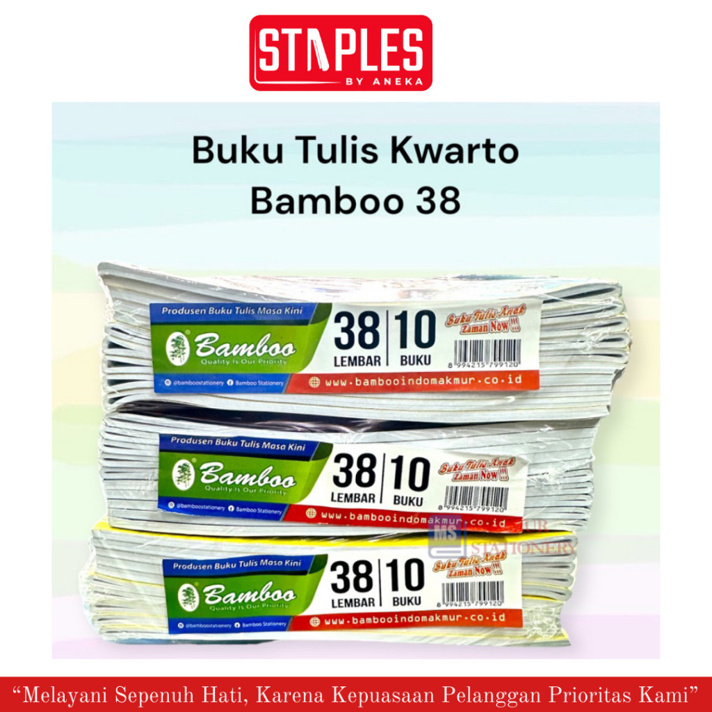 

Bamboo Buku Tulis 38 Lembar