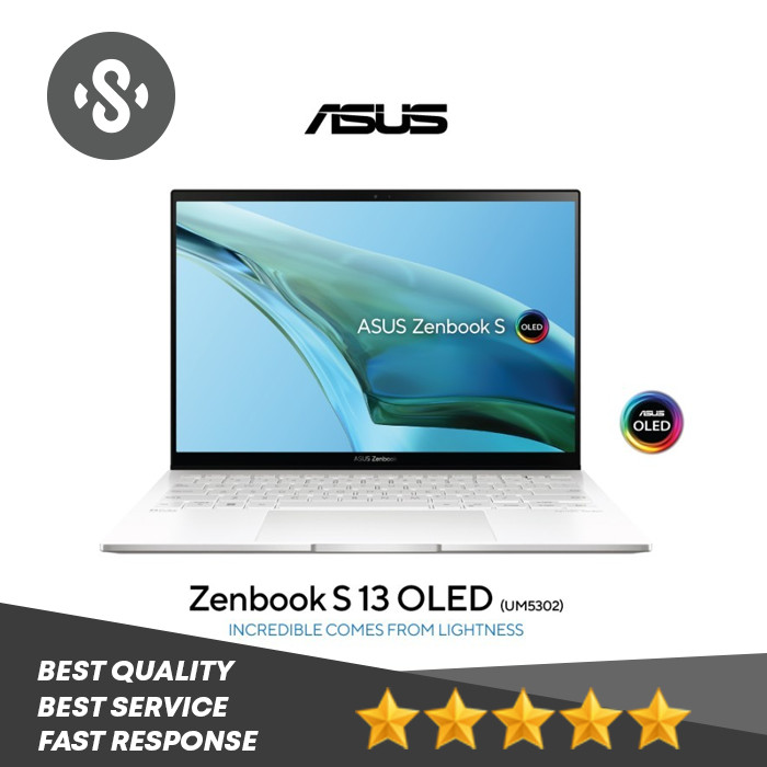 Asus Zenbook UM5302TA-OLEDS7110 White [R7-6800U|RAM16GB|SSD1TB|Win|OHS
