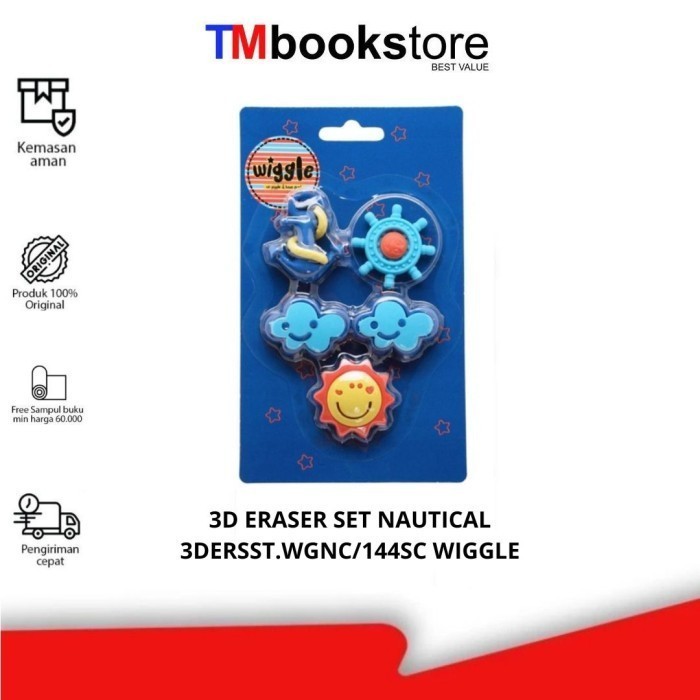 

3D ERASER SET NAUTICAL 3DERSST.WGNC/144SC WIGGLE