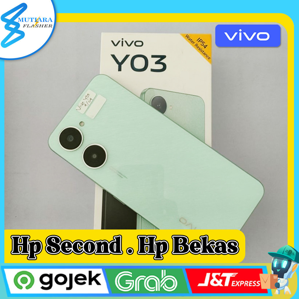 Vivo Y03 | Y03T Ram 4/32GB | Ram 4/64GB | Ram 4/128GB Second Original