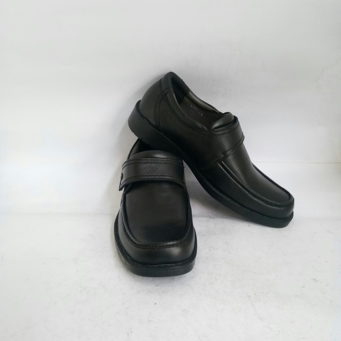 PROMO Sepatu Scorpion Pria Pantofel Kulit Asli Formal Kerja Kantor -5203 BLK - 39 TERMURAH