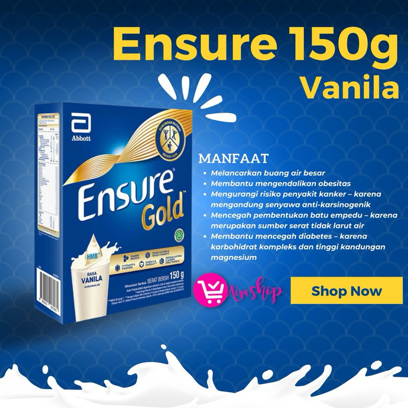 

COD GRATIS ONGKIR Ensure 150g Vanila BANTING HARGA