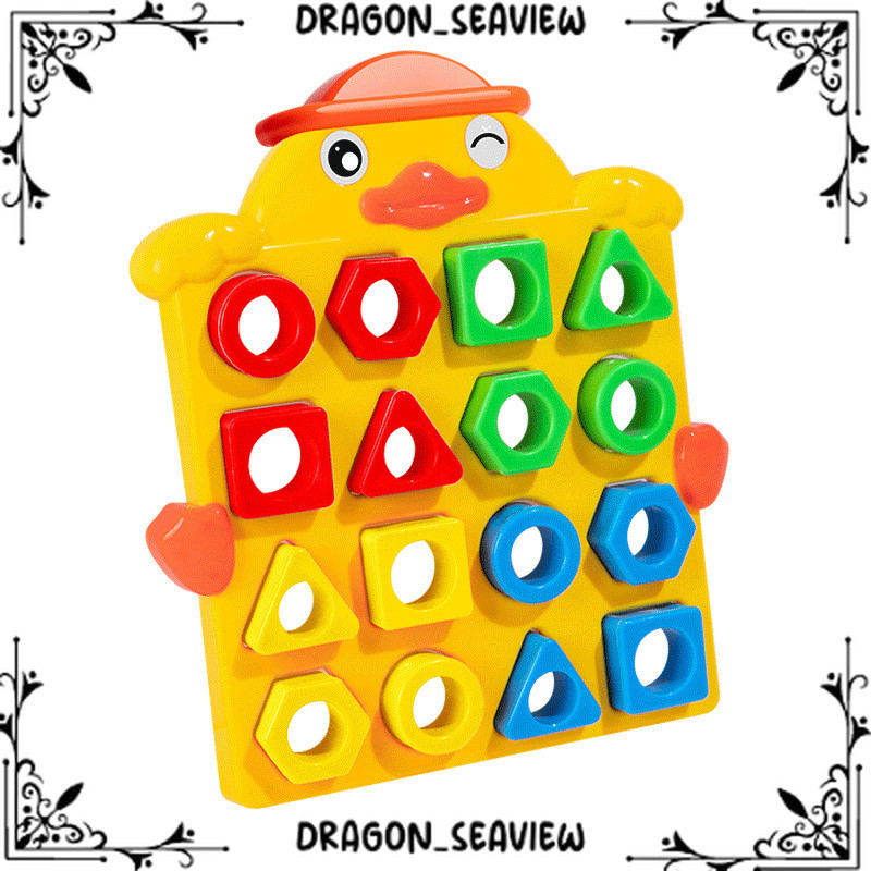 

Game matching puzzle geometric duck mainan edukasi anak geometri bebek