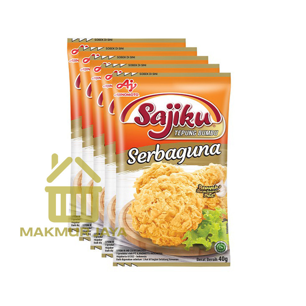 

Tepung SERBAGUNA SAJIKU kemasan 40 gr 1 Renceng isi 10 pcs