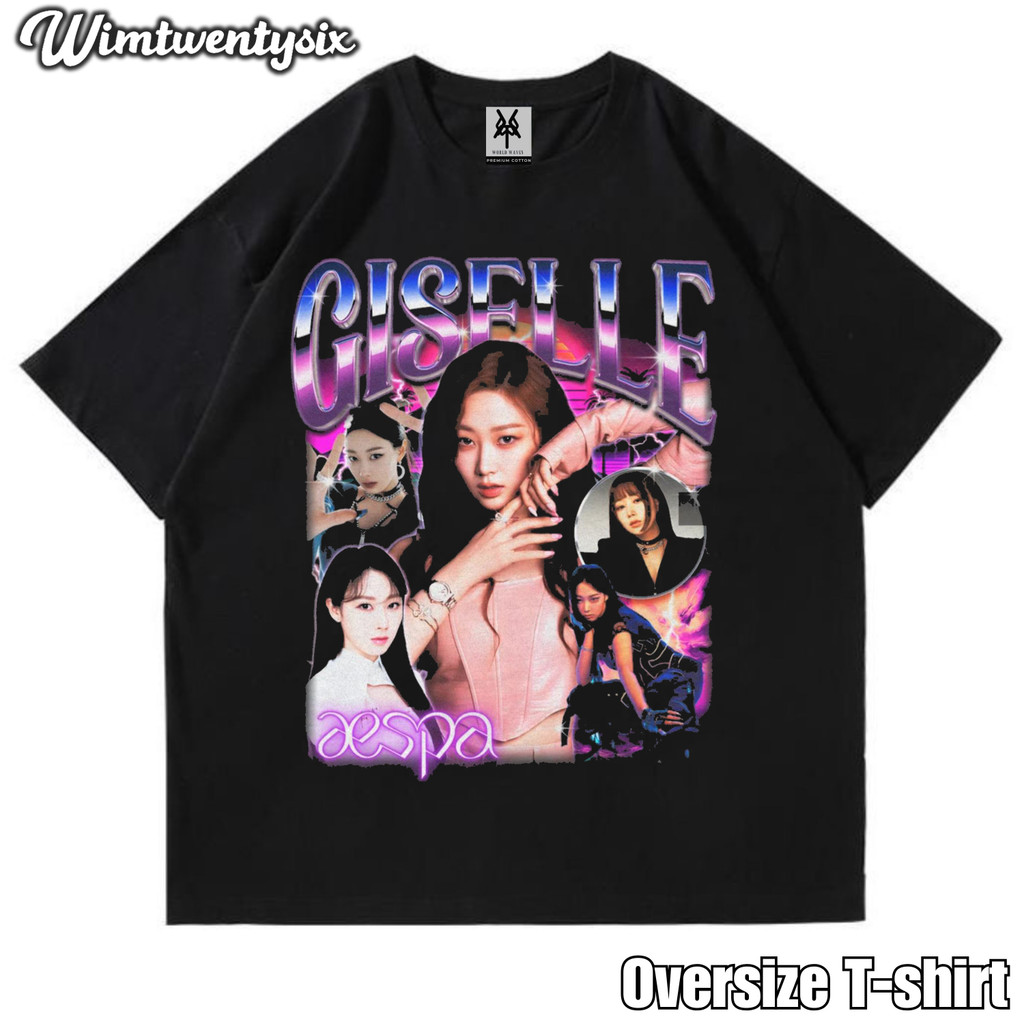 KAOS OVERSIZE | VINTAGE | T-SHIRT OVERSIZE | KAOS AESPA GISELLE #1