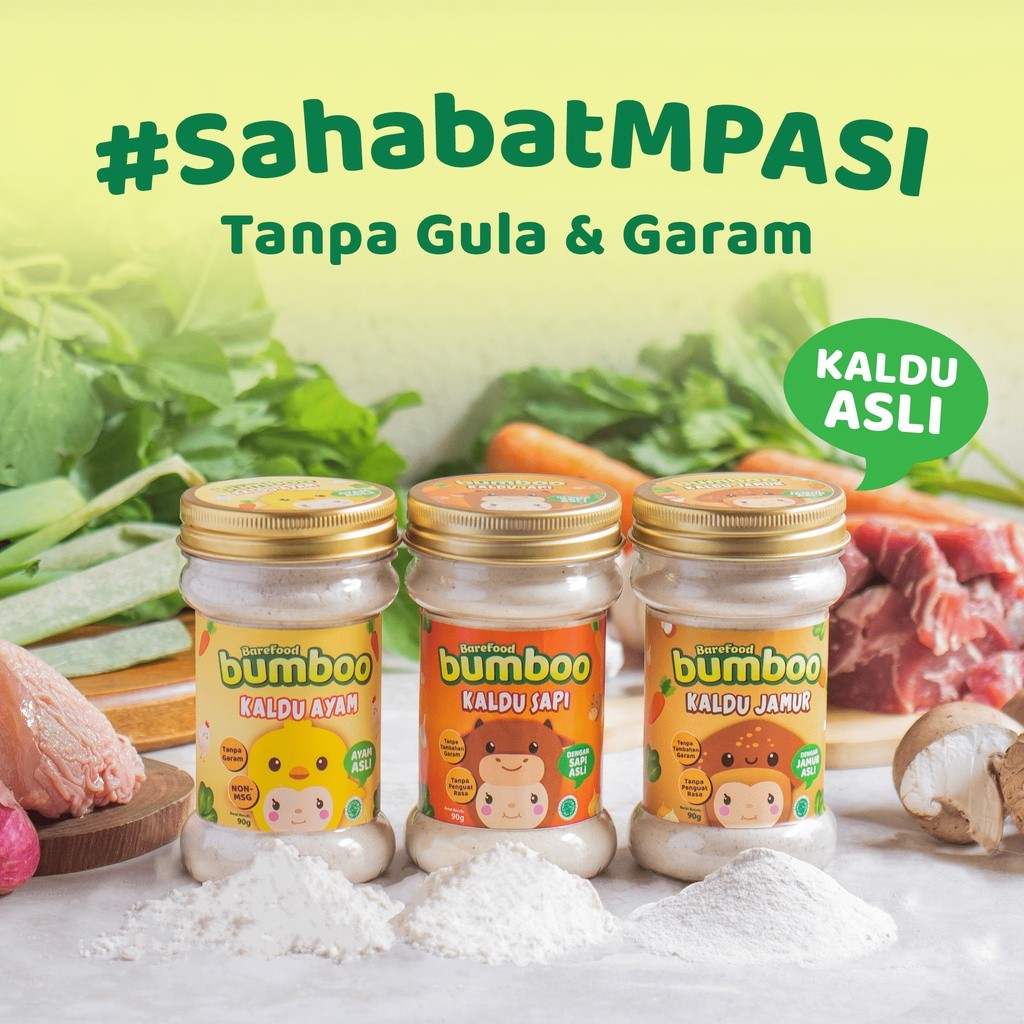 

BUMBOO MURAH KALDU BUBUK / KEJU BUBUK / TERI BUBUK MPASI NON MSG BAHAN ALAMI