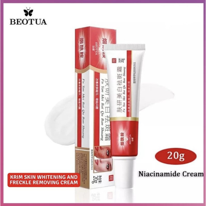 BEOTUA Krim Penghilang Flek Hitam 20g - Salep Obat Fu Yan Mei Bai Qu Ban Shuang - BE004 - ZO