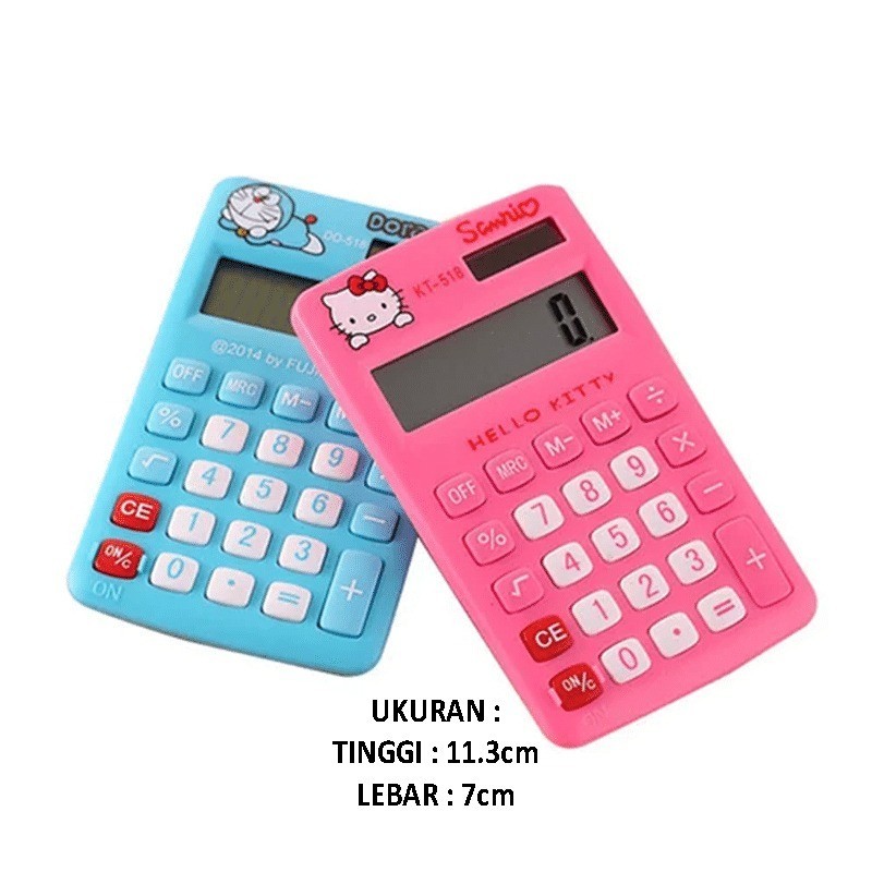 

DUNIA HOME LIVING1 Kalkulator Mini Karakter 12 Digit - Kalkulator Elektronik Untuk Kantor dan Sekolah