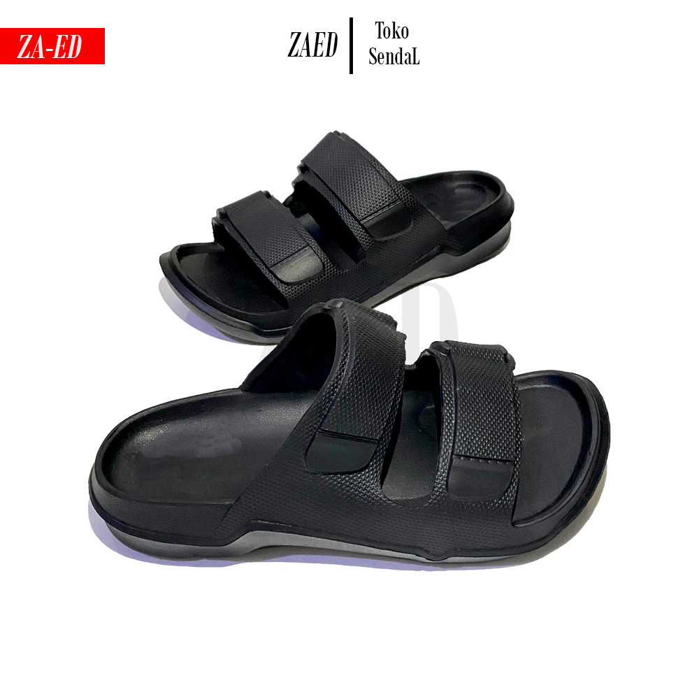 Sendal Dewasa Pria Fashion Anti Slip  Tebal Motif Ban Dua Sendal Casual Pria dewasa