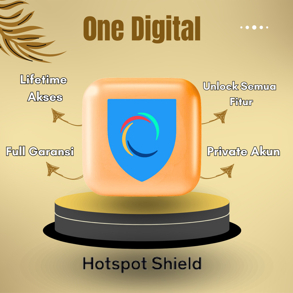 HOTSPOT SHIELD premium privat lifetime full garansi