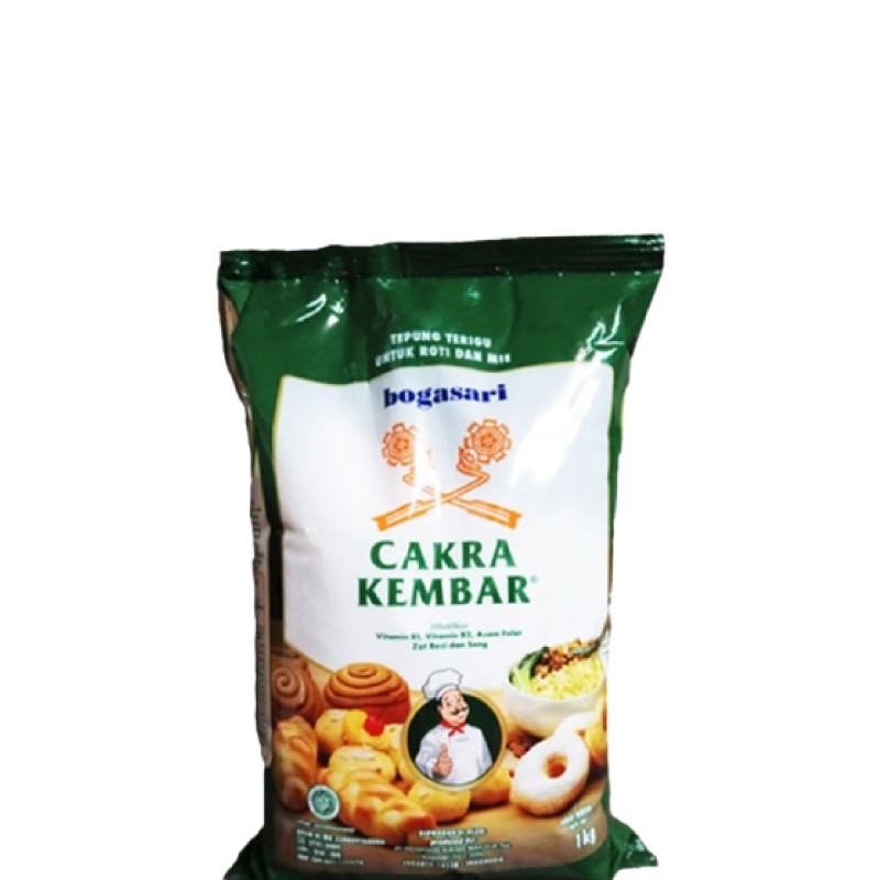 

Bogasari Cakra Kembar Tepung Terigu 1 kg