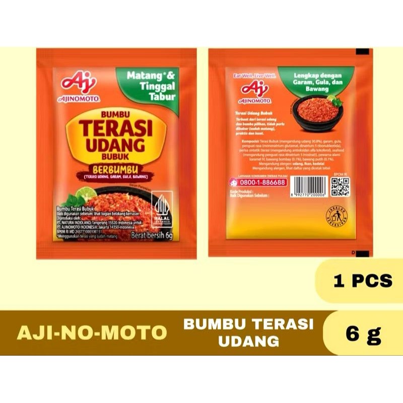 

Terasi Bubuk Ajinomoto Kemasan 6 gram