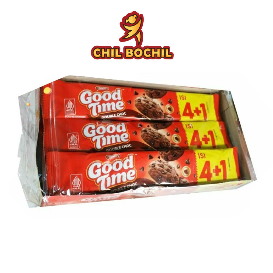 

GOOD TIME ECER RP 2000 PER PAX ISI ( 12 PCS X 26.5 GRAM ) - GOOD TIME DOUBLE CHOCO ECER 2000 PER PAX - CHIL BOCHIL