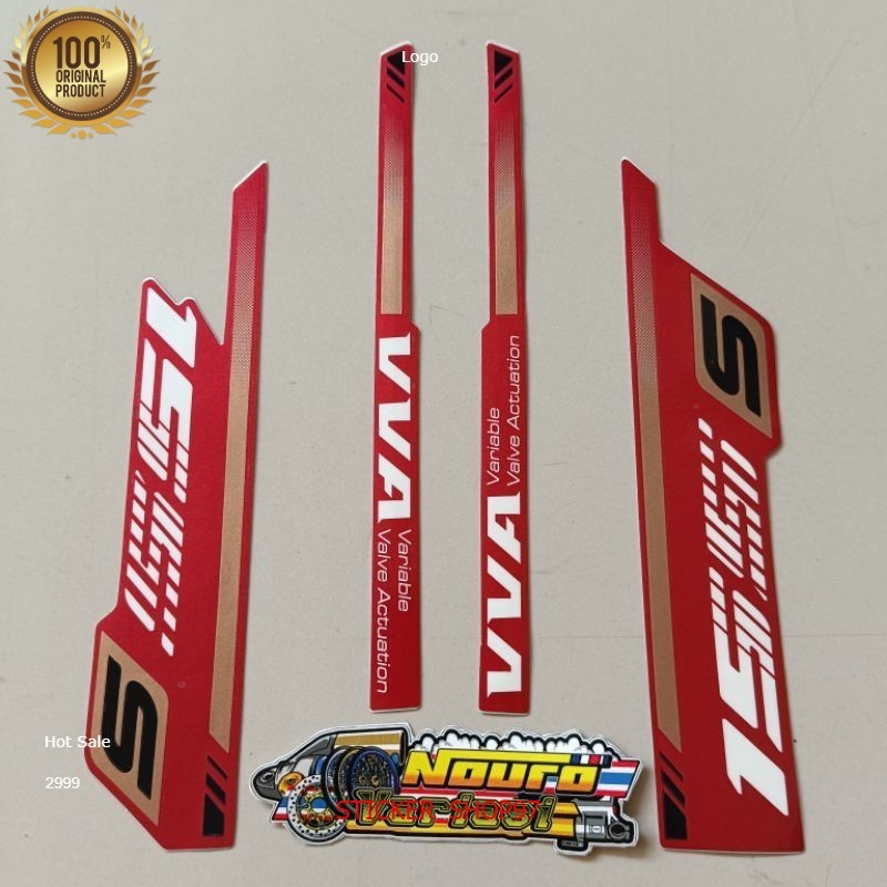 striping Yamaha Lexi vva 155 2024 merah