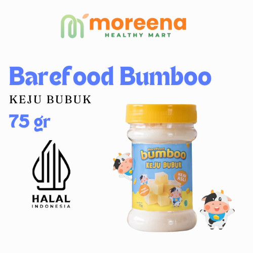 

BAREFOOD BUMBOO- KEJU BUBUK CHEDDAR AUSTRALIA 75g - MPASI