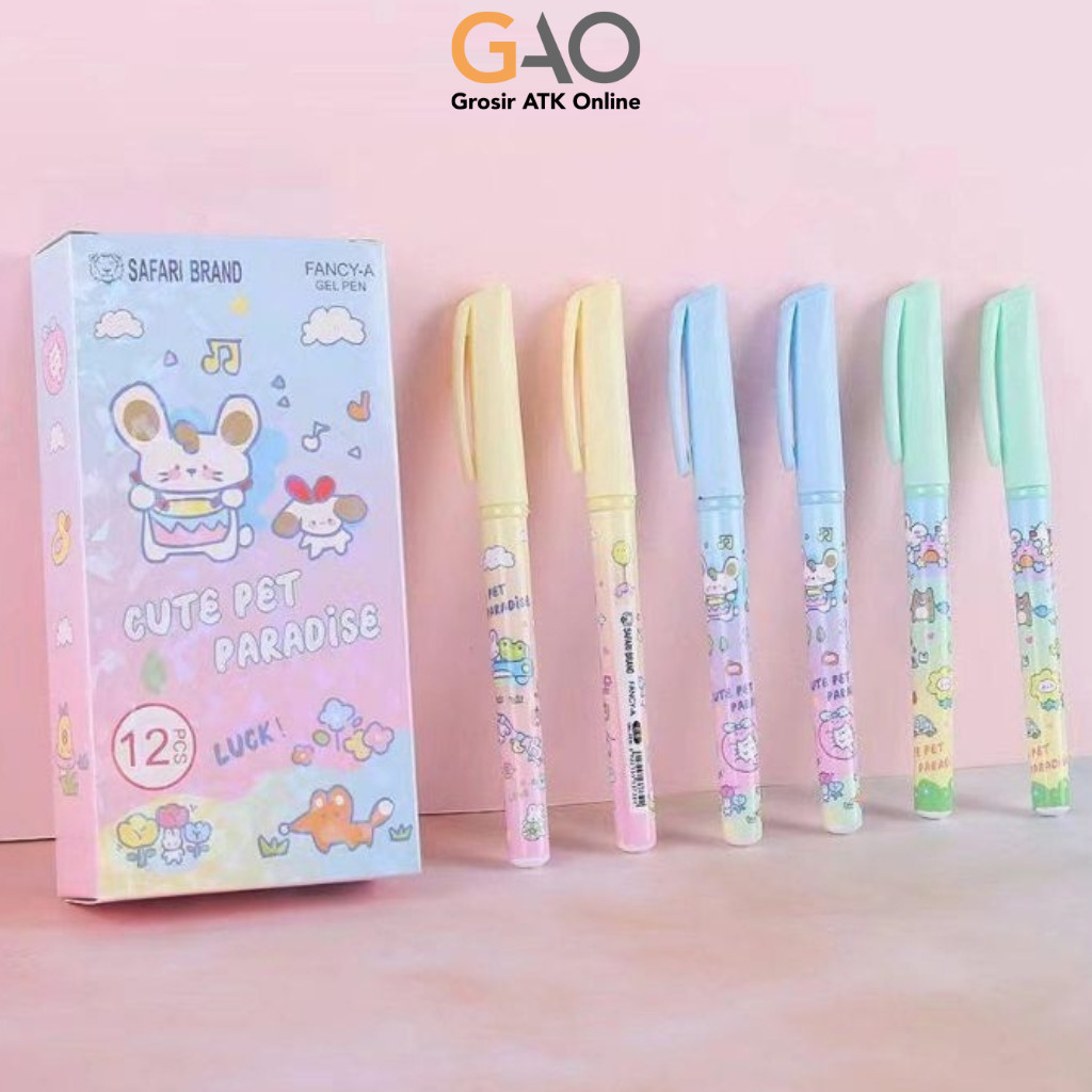 

Pulpen Gel Pen Karakter 0.5MM / Bolpoin Karakter Fancy Lucu Lotso Pink Bear Cute Pet